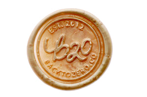Brass Octagon Sealing Wax Beads - Backtozero B20 - brass, metallic, octagon bead, sealing wax, tin, Wax Beads