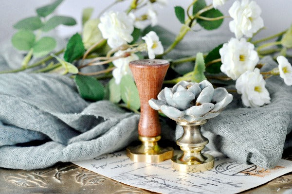 Succulent Ceramic Wax Seal Handle - Backtozero B20 - ceramic, handle, succulent