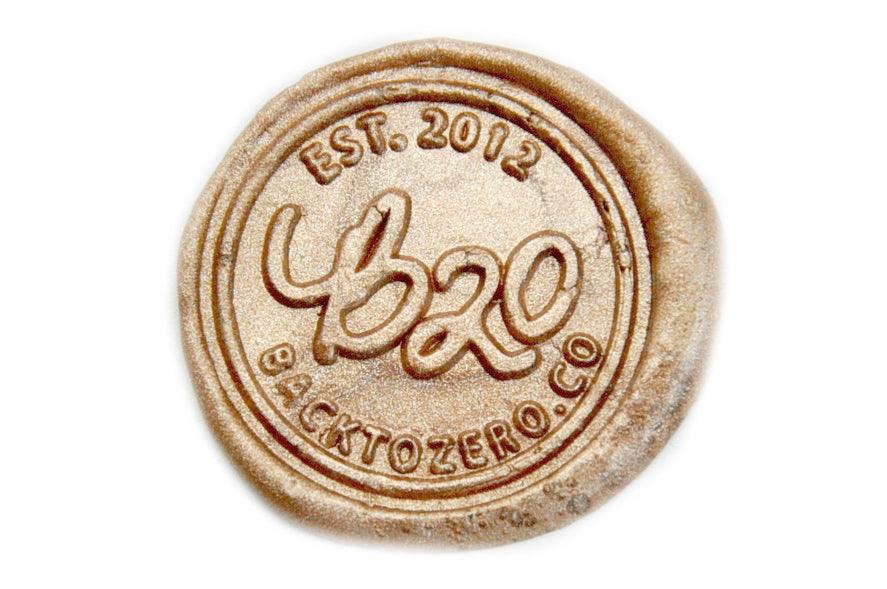 Champagne Gold Wick Sealing Wax Stick - Backtozero B20 - Champagne Gold, sale, Sealing Wax, Wick Stick, Wick Wax, wwax, wwf