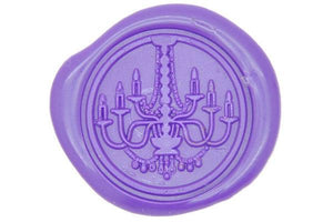 Chandelier Wax Seal Stamp - Backtozero B20 - genericlonghandle, Others, Purple