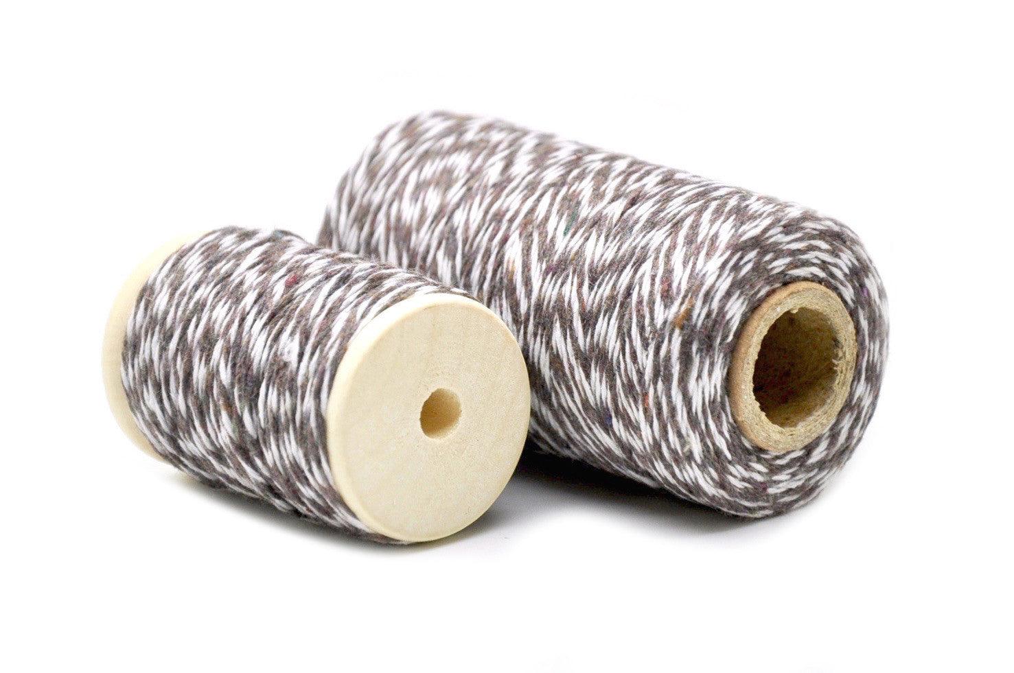 Chocolate Brown/White Baker's Twine - Backtozero B20 - baker twine, Brown, twine