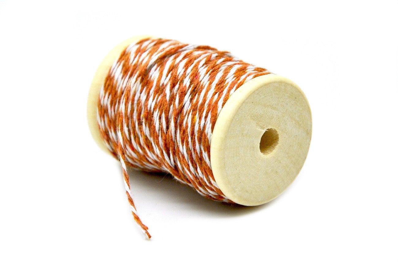 Coffee Brown/White Baker's Twine - Backtozero B20 - baker twine, Brown, twine