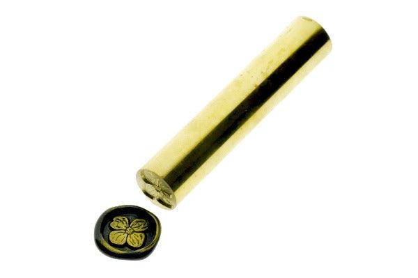 Mini Apple Blossom Wax Seal Stamp - Backtozero B20 - black, blossom, botanic, Botanical, floral, flower, gold, gold dust, gold powder, mini, Nature, newarrivals, spring