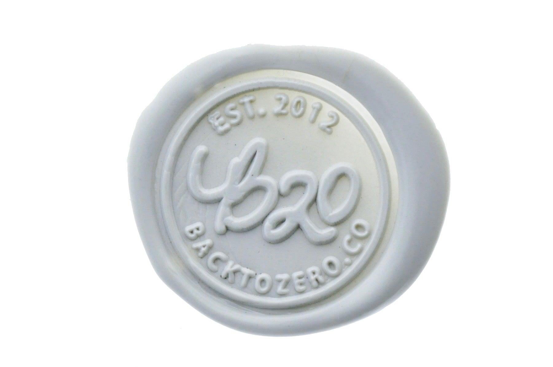 Fog Gray Octagon Sealing Wax Beads - Backtozero B20 - gray, octagon bead, pastel, sealing wax, tin, Wax Beads