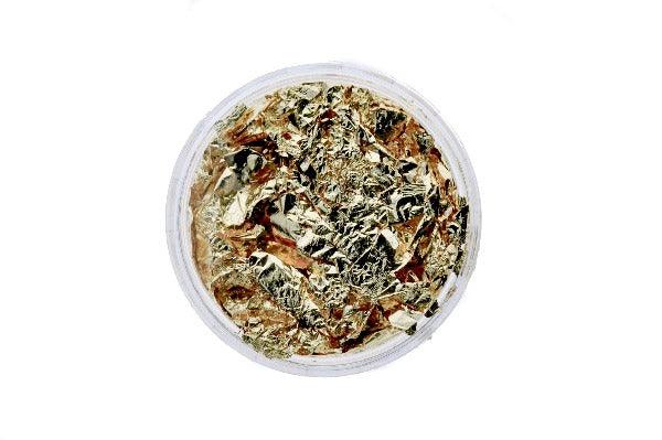 Gold Foil - Backtozero B20 - gold, gold flakes, gold foil, gold leaf, gold leaves, metallic, metallic foil, misc