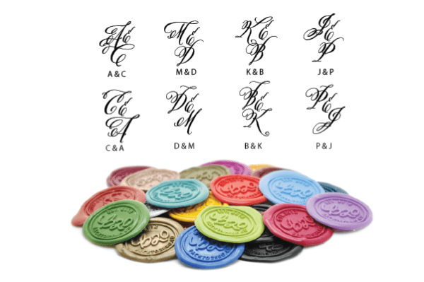 Personlized letter Wax Seal Kit