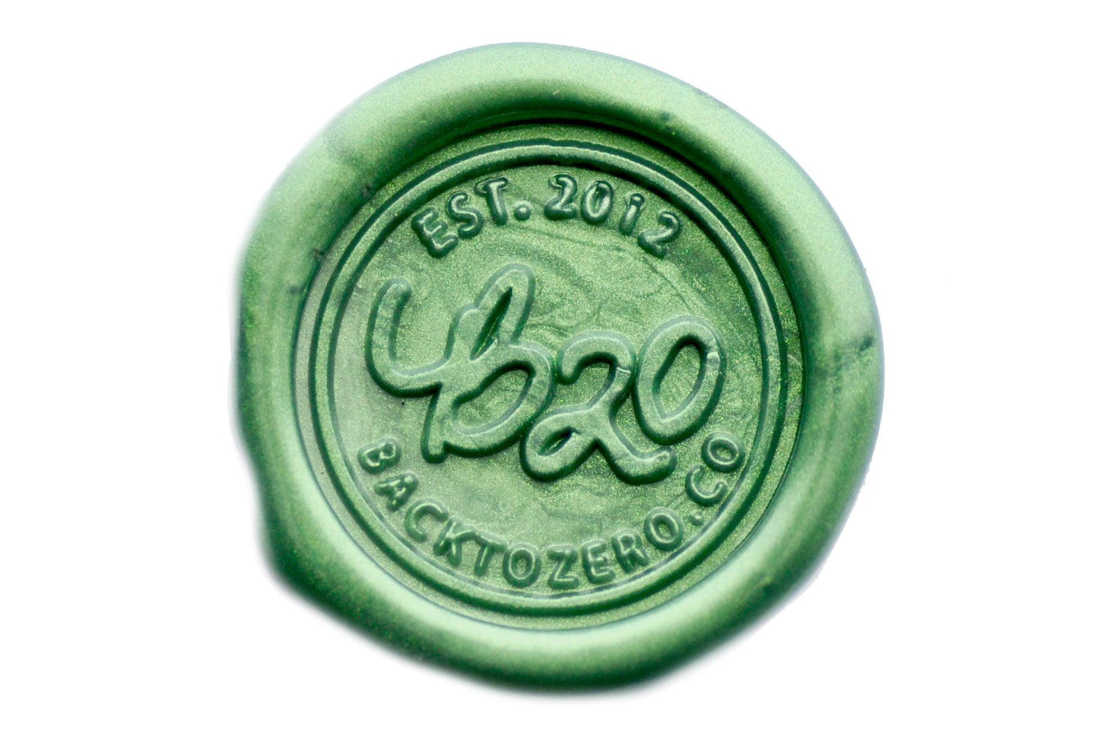 Forest Non-Wick Fleur Sealing Wax Stick - Backtozero B20 - fleur non wick, green, metallic, Non-Wick Sitck, Non-Wick Wax, sale, Sealing Wax, Wax Stick