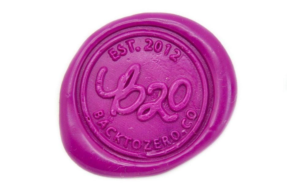 Fuchsia Non-Wick Fleur Sealing Wax Stick - Backtozero B20 - fleur non wick, Fuchsia, Non-Wick Sitck, Non-Wick Wax, sale, Sealing Wax, Wax Stick