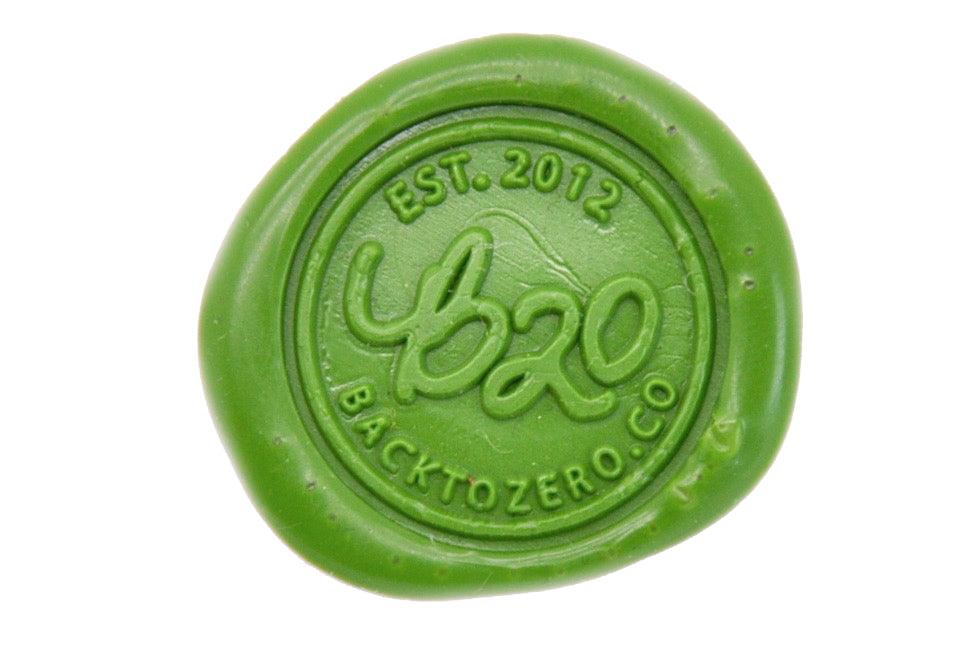 Grass Green Non-Wick Fleur Sealing Wax Stick - Backtozero B20 - fleur non wick, Grass Green, Non-Wick Sitck, Non-Wick Wax, sale, Sealing Wax, Wax Stick