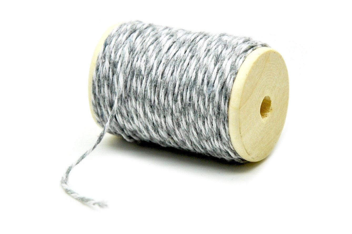 Gray/White Baker's Twine - Backtozero B20 - baker twine, Gray, twine