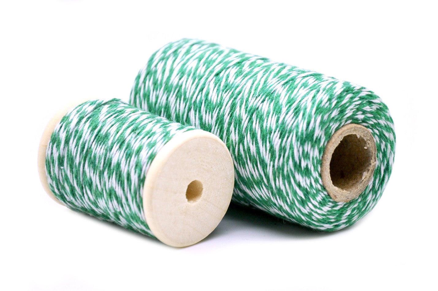 Green/White Baker's Twine - Backtozero B20 - baker twine, Black, Lavender, twine