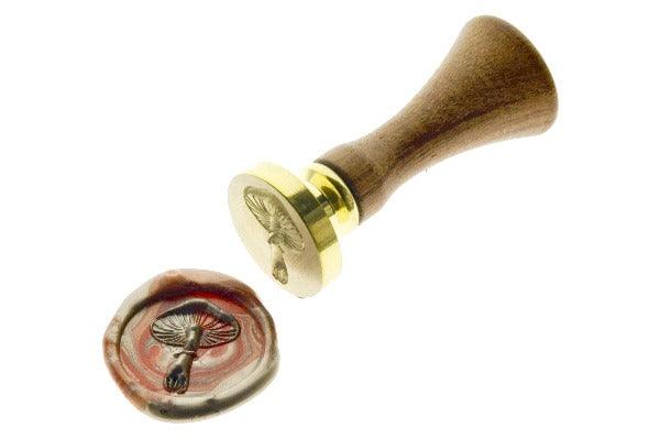 3D Kinoko Mushroom Wax Seal Stamp Designed by Vintage Paper Garden - Backtozero B20 - 3D, botanic, Botanical, collaboration, Deep Red, hana, hana t, Kinoko, mushroom, Nature, Signature, signaturehandle