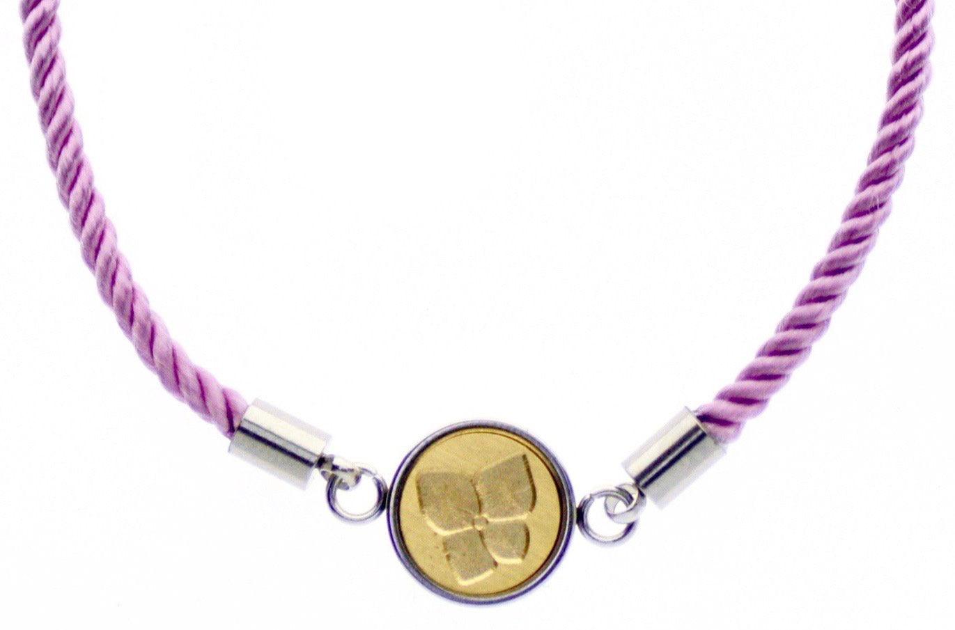 Hydrangea Signet Bracelet Designed by Petra - Backtozero B20 - 10mm, 12mm, adjustable, Botanical, bracelet, brass, collaboration, cord, cord bracelet, floral, Flower, lilac, minimal, Nautical, petra, purple, signet, signet bracelet, stainless steel, twist cord