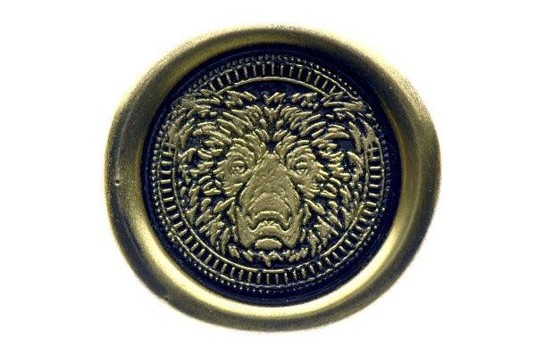 Indian Sloth Bear Wax Seal Stamp | Available in 5 Sizes - Backtozero B20 - Animal, Animal Lover, bear, gold dust, gold powder, Signature, signaturehandle