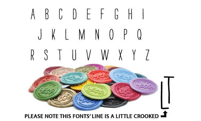 Double Initials Wreath Wax Seal Stamp - Backtozero B20 - 2 initials, 2initials, double, Double Initials, genericlonghandle, Initial, Letter, Letters, monogram, Pastel Green, Personalized, Two initials, Wedding