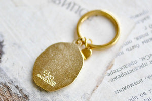Message Wax Seal Keychain | Lily of the Valley