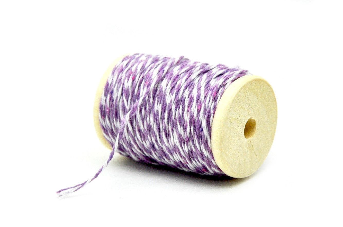 Lavender/White Baker's Twine - Backtozero B20 - baker twine, Lavender, twine