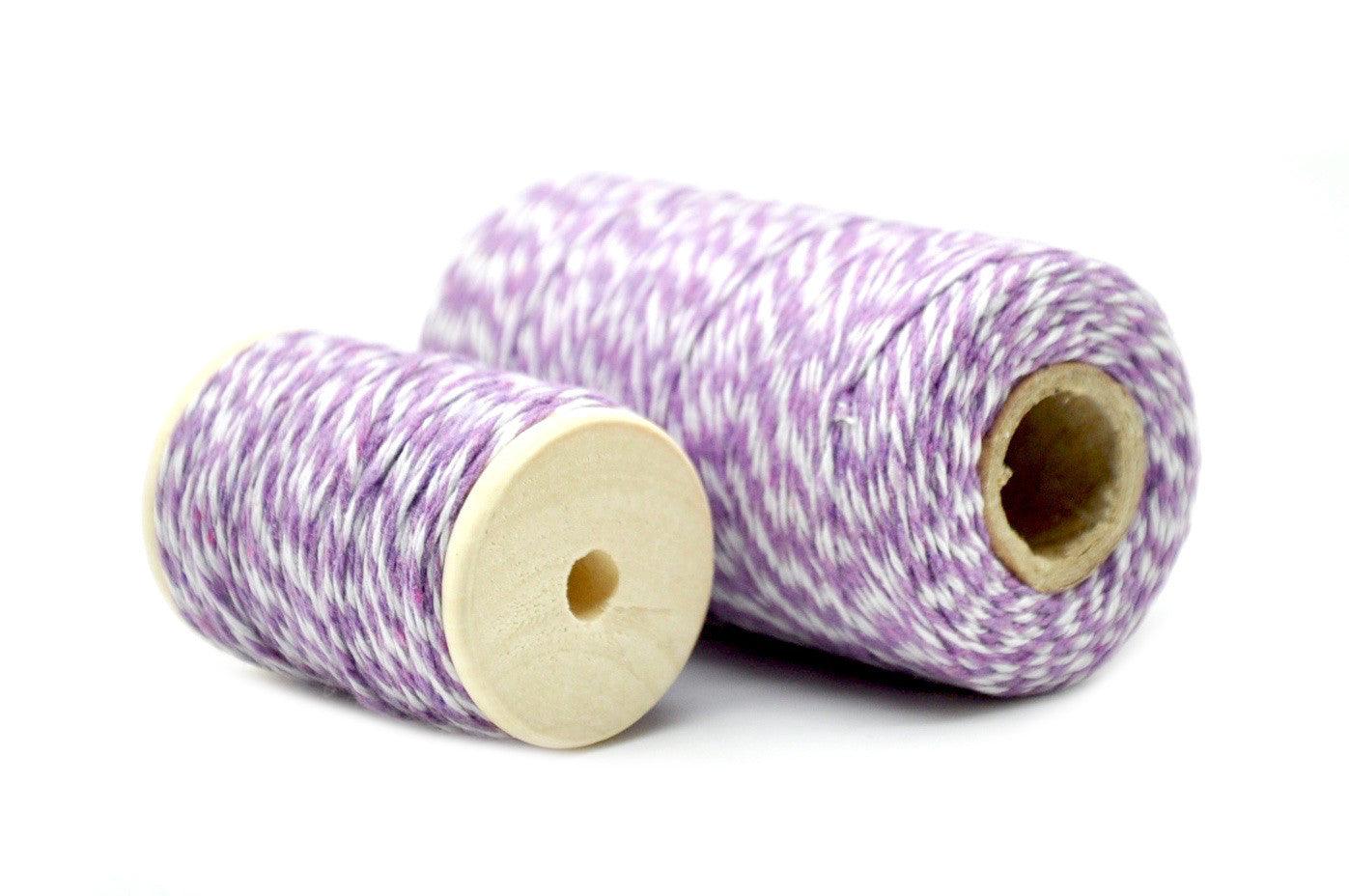Lavender/White Baker's Twine - Backtozero B20 - baker twine, Lavender, twine