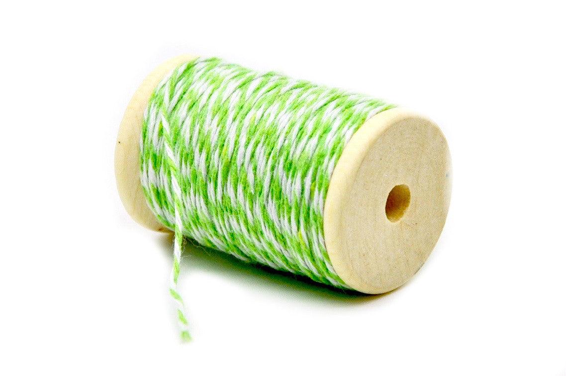 Light Green/White Baker's Twine - Backtozero B20 - baker twine, Green, twine
