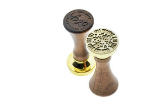Life is a Journey and Only You Hold the Key Wax Seal Stamp - Backtozero B20 - black, gold, gold dust, gold powder, message, puzzle, Signature, signaturehandle, star, stars, words