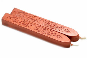 Copper Red Filigree Wick Sealing Wax Stick - Backtozero B20 - copper red, Filigree Wick, Metallic, red, sale, Sealing Wax, Wick Stick, Wick Wax, wwax