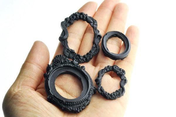 Frames Quadri Silicon Mold - Backtozero B20 - frame, mold, motif, newarrivals, silicon, silicon mold, Victorian