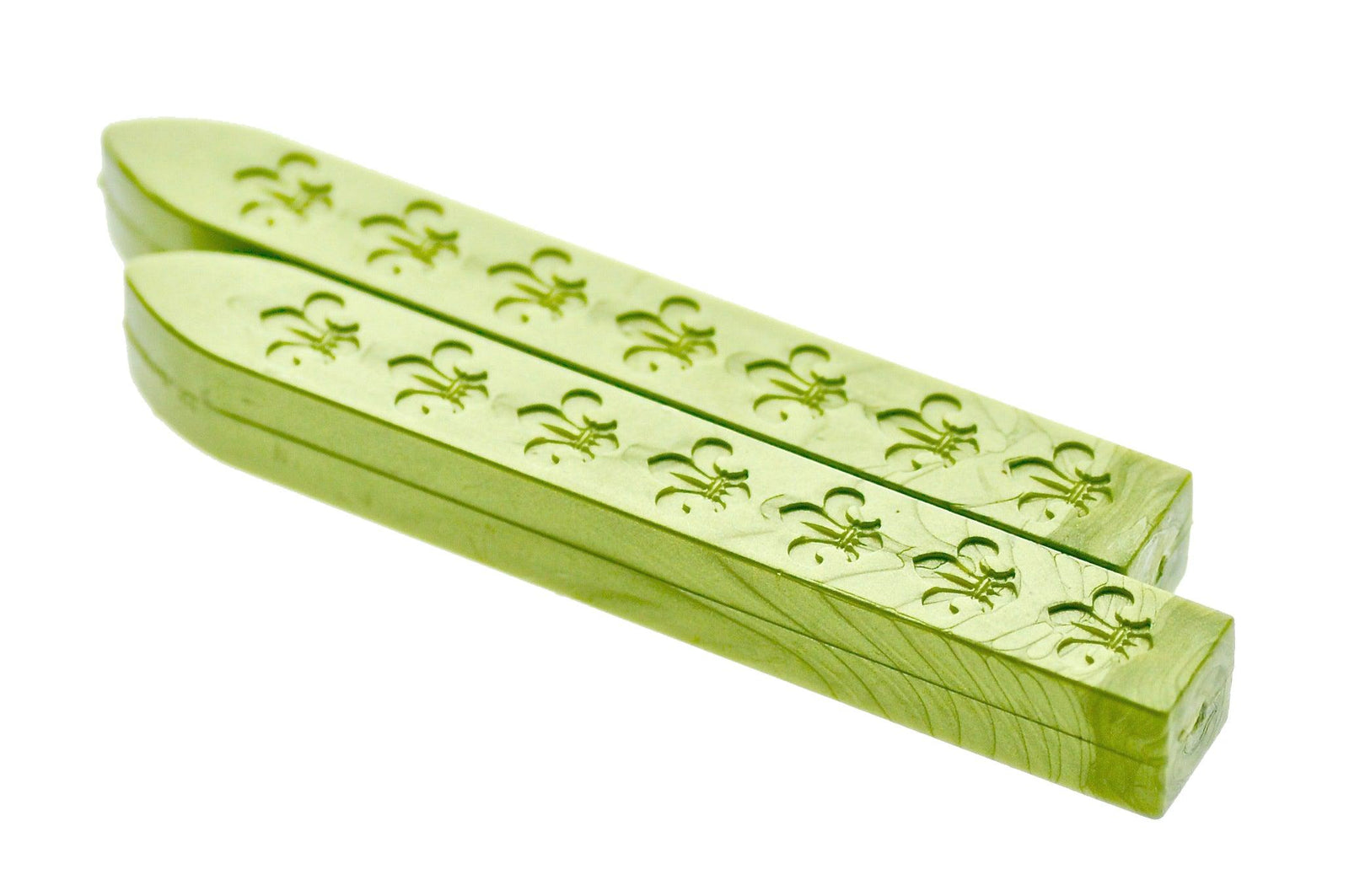 Moss Non-Wick Fleur Sealing Wax Stick - Backtozero B20 - fleur non wick, green, metallic, Non-Wick Sitck, Non-Wick Wax, sale, Sealing Wax, Wax Stick