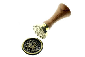 Group of Mushroom Outline Wax Seal Stamp - Backtozero B20 - black, gold, gold dust, gold powder, mushroom, Signature, signaturehandle