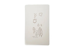 Nature Texture Rubber Stamp | Forest - Backtozero B20 - Nature, rubber stamp, texture