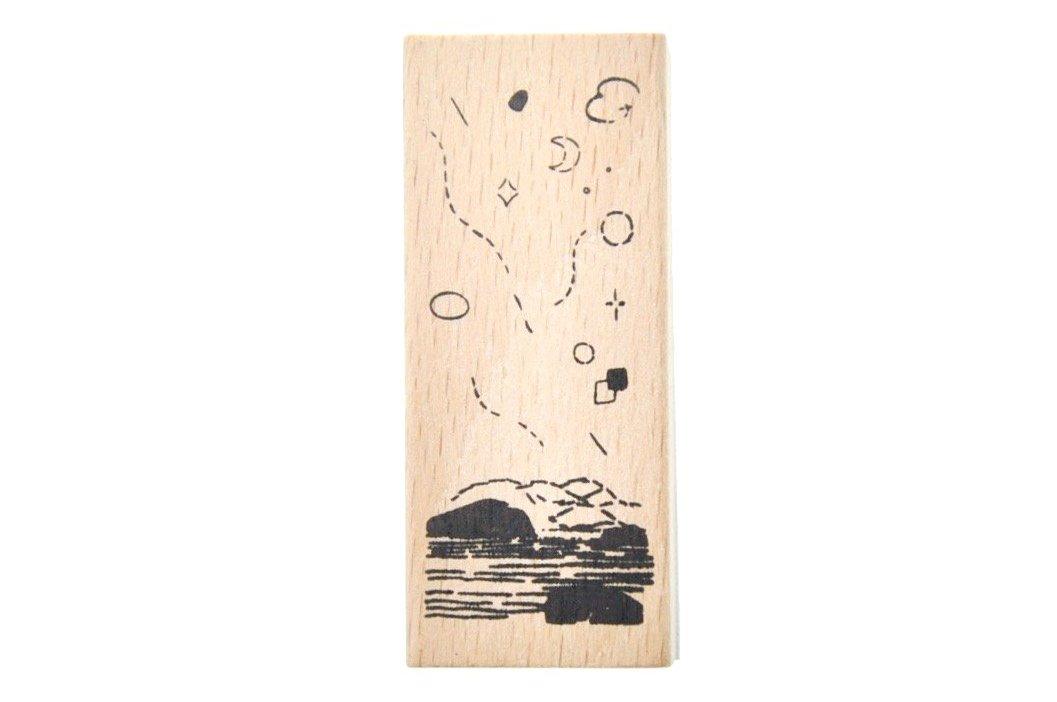 Nature Texture Rubber Stamp | Starlight - Backtozero B20 - Nature, rubber stamp, texture