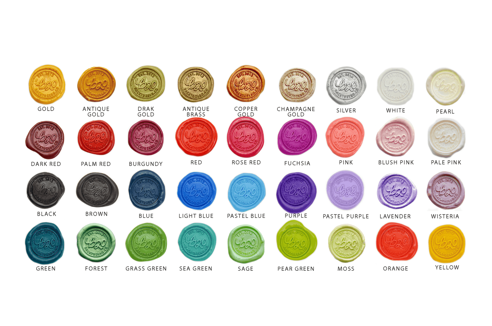 Lavender Non-Wick Fleur Sealing Wax Stick - Backtozero B20 - fleur non wick, green, metallic, Non-Wick Sitck, Non-Wick Wax, sale, Sealing Wax, Wax Stick