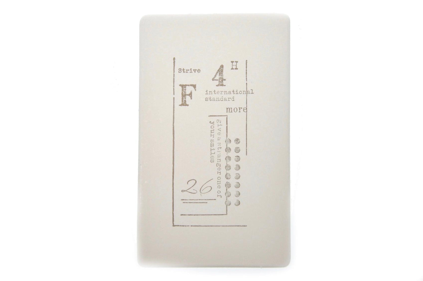 Number Word Texture Rubber Stamp | A - Backtozero B20 - number, rubber stamp, texture, word