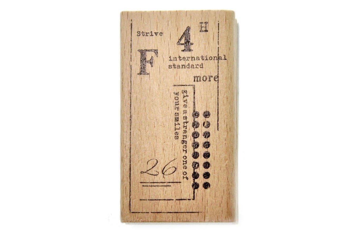 Number Rubber Stamps 