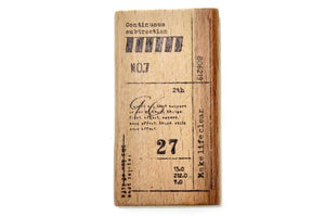 Number Word Texture Rubber Stamp | B - Backtozero B20 - number, rubber stamp, texture, word