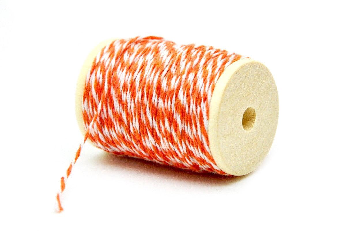 Orange/White Baker's Twine - Backtozero B20 - baker twine, Orange, twine