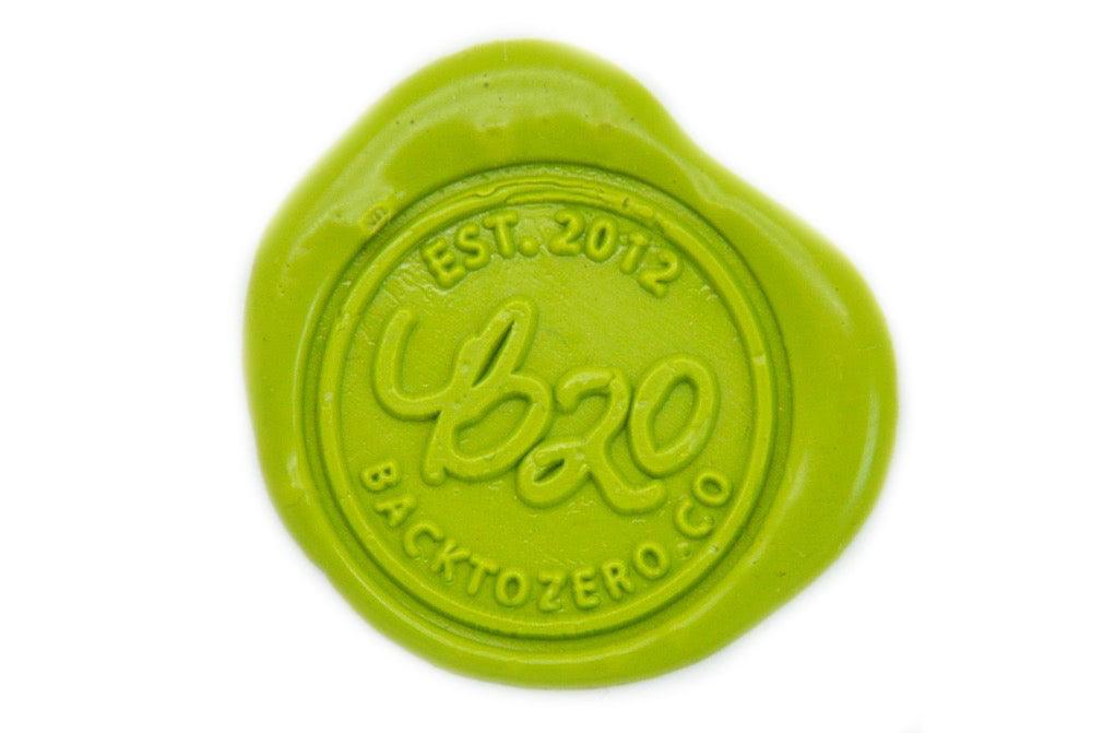 Pear Green Wick Sealing Wax Stick - Backtozero B20 - green, Pastel Green, sale, Sealing Wax, Wick Stick, Wick Wax, WWax, wwf