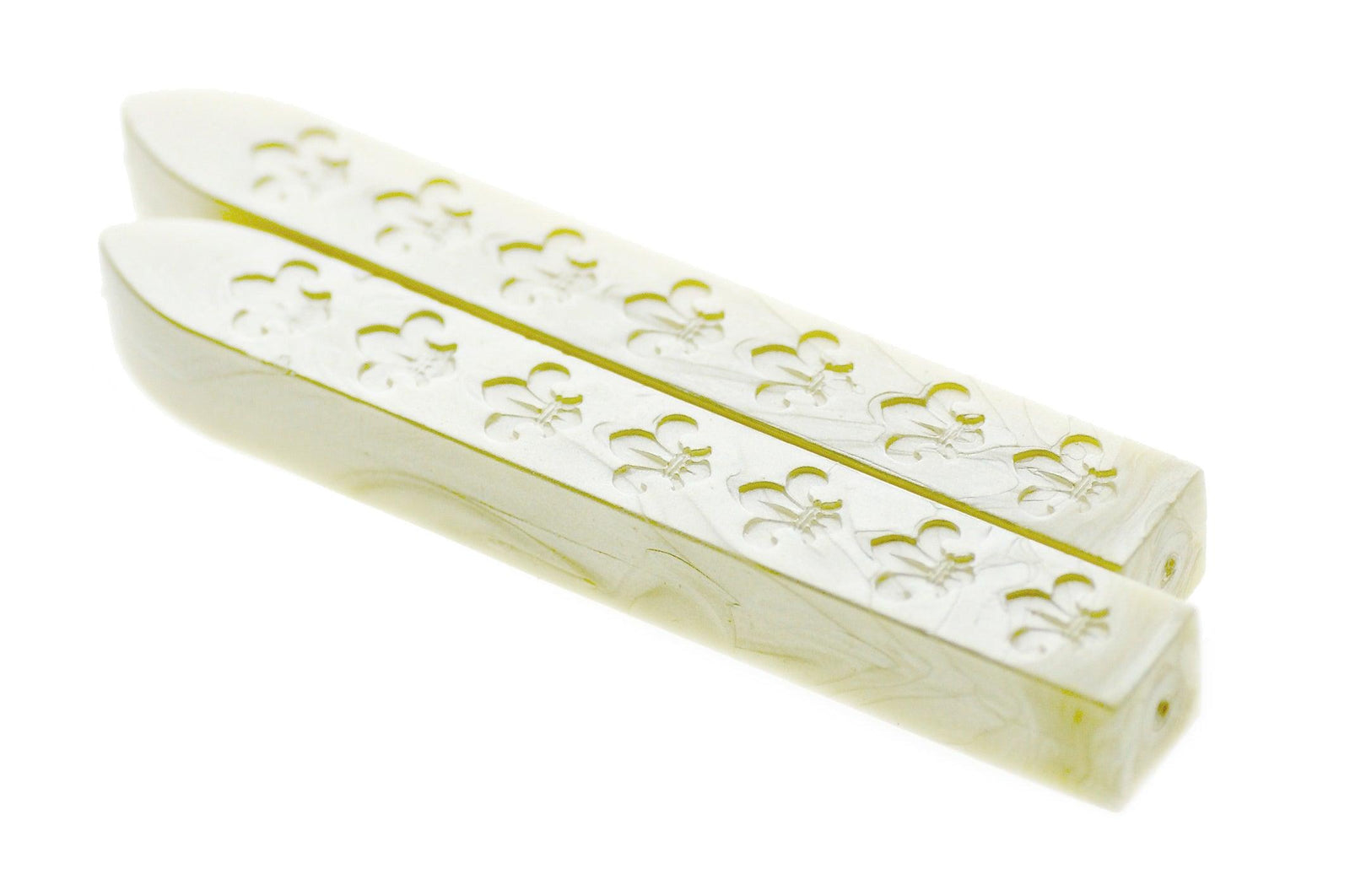 Pearl Non-Wick Fleur Sealing Wax Stick - Backtozero B20 - fleur non wick, metallic, Non-Wick Sitck, Non-Wick Wax, pearl, sale, Sealing Wax, Wax Stick, white