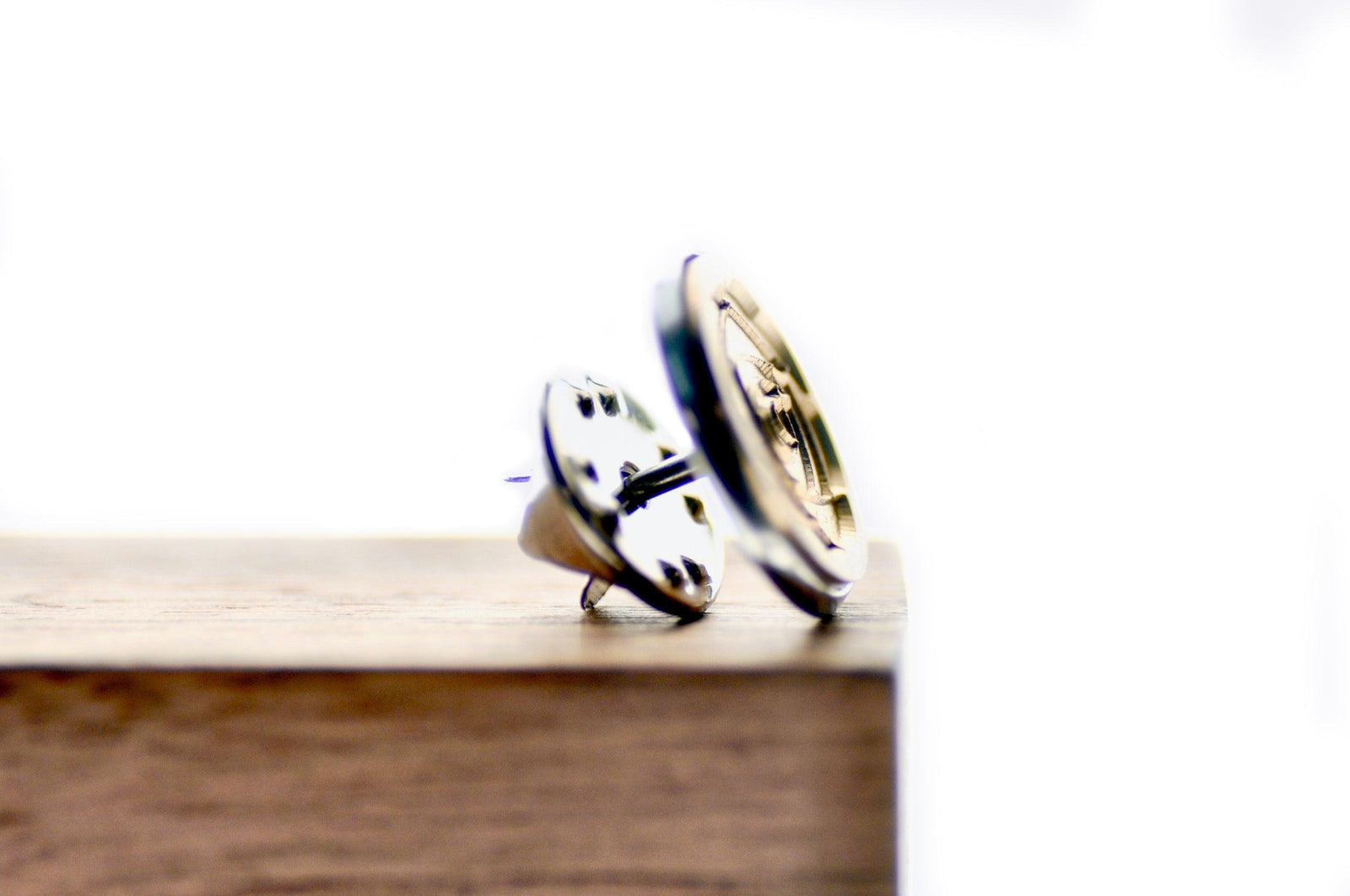 Peony Signet Pin - Backtozero B20 - 10mm, 12mm, 14mm, badge, botanic, botanical, brass, brooch, floral, Flower, her, pin, signet, stainless steel