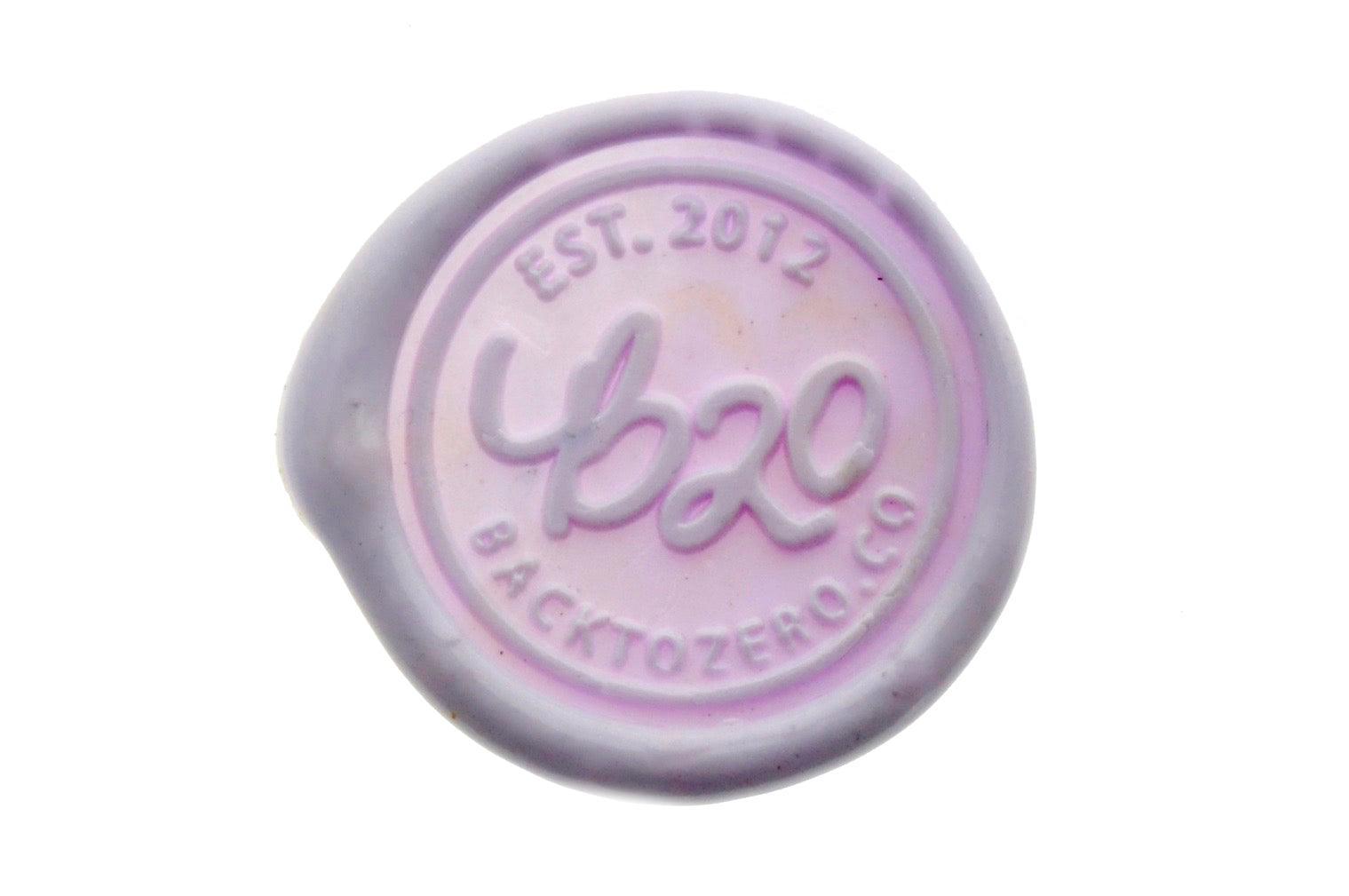 Periwinkle Octagon Sealing Wax Beads - Backtozero B20 - light purple, octagon bead, pastel, purple, sealing wax, tin, Wax Beads