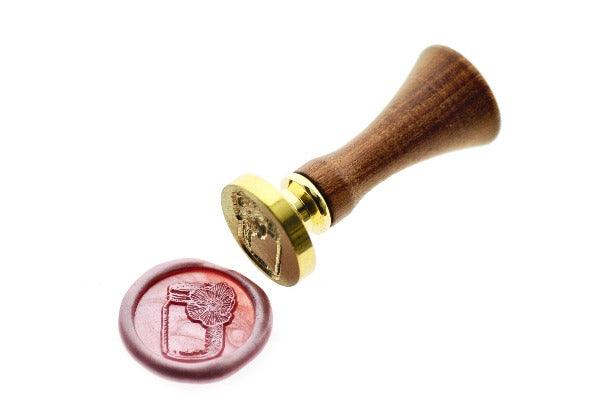 Jar of Wishes Wax Seal Stamp Designed by Petra - Backtozero B20 - botanic, Botanical, collaboration, floral, Flower, flowers, jar, metallic, metallic pink, Nature, pink, Signature, signaturehandle