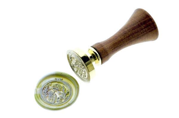 Embroidery Hoop Field Flowers Wax Seal Stamp Designed by Petra - Backtozero B20 - botanical, butterfly, collaboration, daisies, daisy, Dandelion, Embroidery, Embroidery Hoop, field, Flower, marble, marble wax, mixed wax, Nature, Signature, signaturehandle