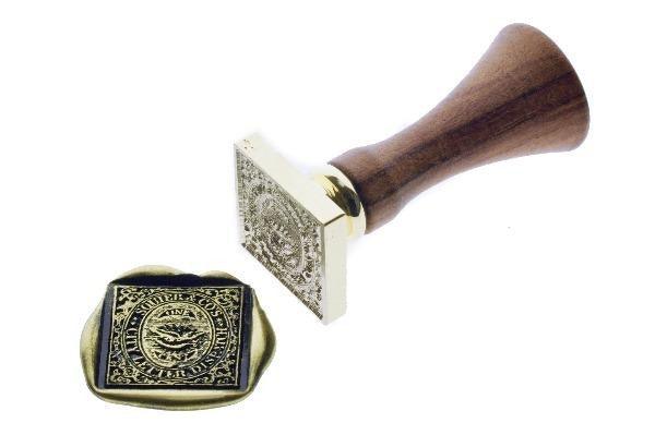 My Signature Custom Wax Seal Stamp with Black Wood Handle