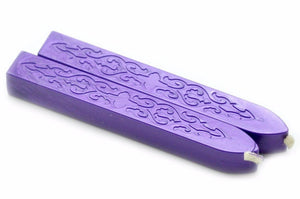 Purple Filigree Wick Sealing Wax Stick - Backtozero B20 - Filigree Wick, Purple, sale, Sealing Wax, Wick Stick, Wick Wax, wwax