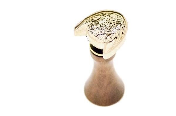 Lop Rabbit Die Cut Wax Seal Stamp - Backtozero B20 - Black, bunny, copper dust, copper powder, die cut, diecut, drop ear, dropped ear, floppy, floppy ear, new year, newarrivals, rabbit, Signature, signaturehandle, year of rabbit, year of the rabbit