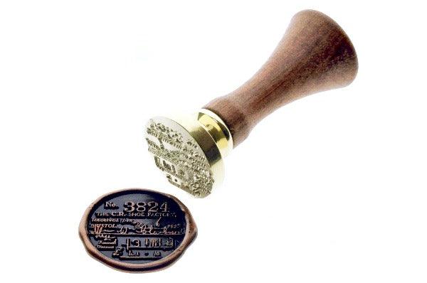 Retro Receipt Texture Wax Seal Stamp | 8-1 - Backtozero B20 - 3824, background, black, copper dust, copper powder, hand writing, handwriting, motto, receipt, retro, Signature, signaturehandle, texture, ticket, Words, writing