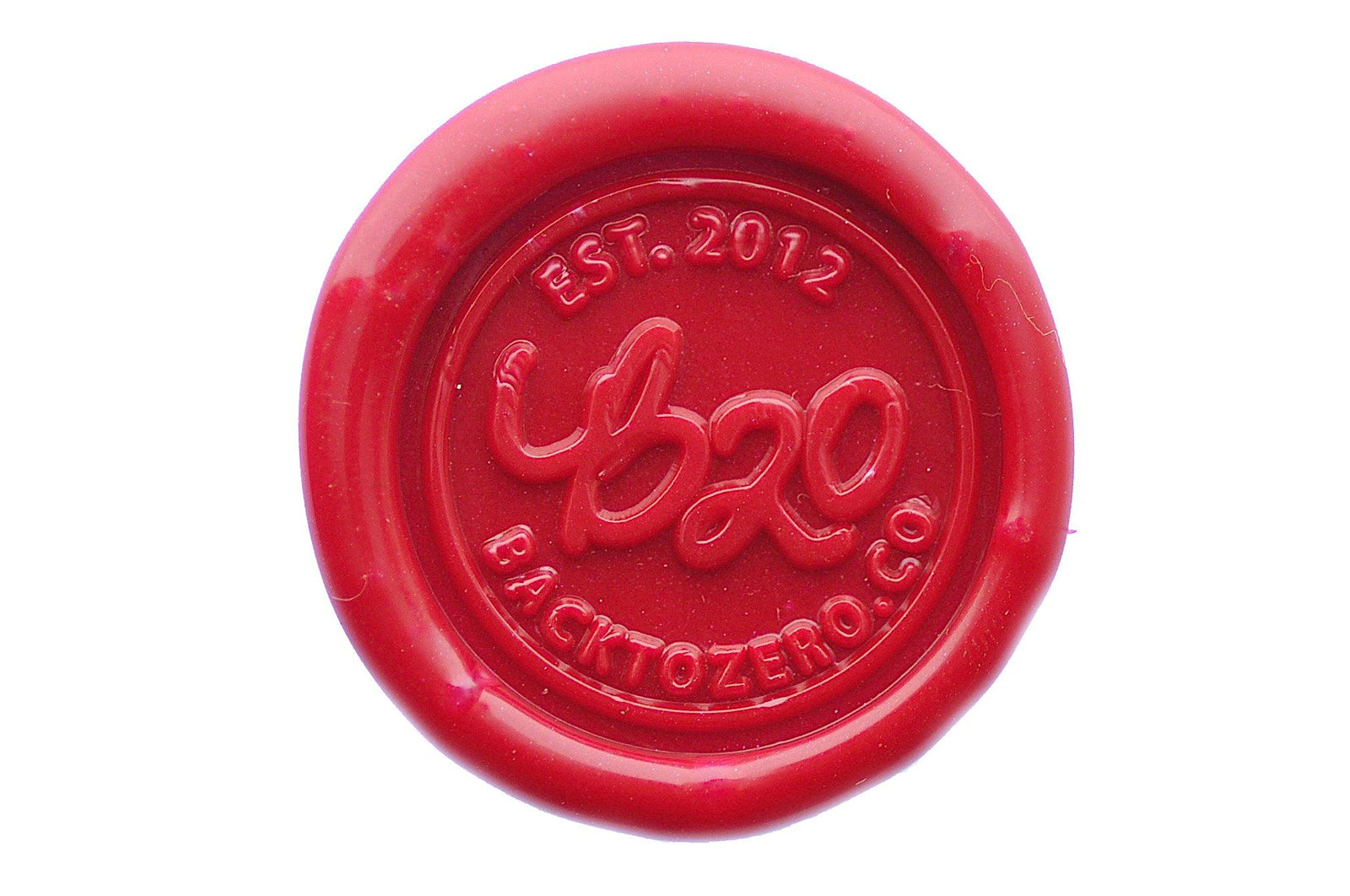 Red Non-Wick Filigree Sealing Wax Stick - Backtozero B20 - filigree non wick, Non-Wick Sitck, Non-Wick Wax, Red, sale, Sealing Wax, Wax Stick