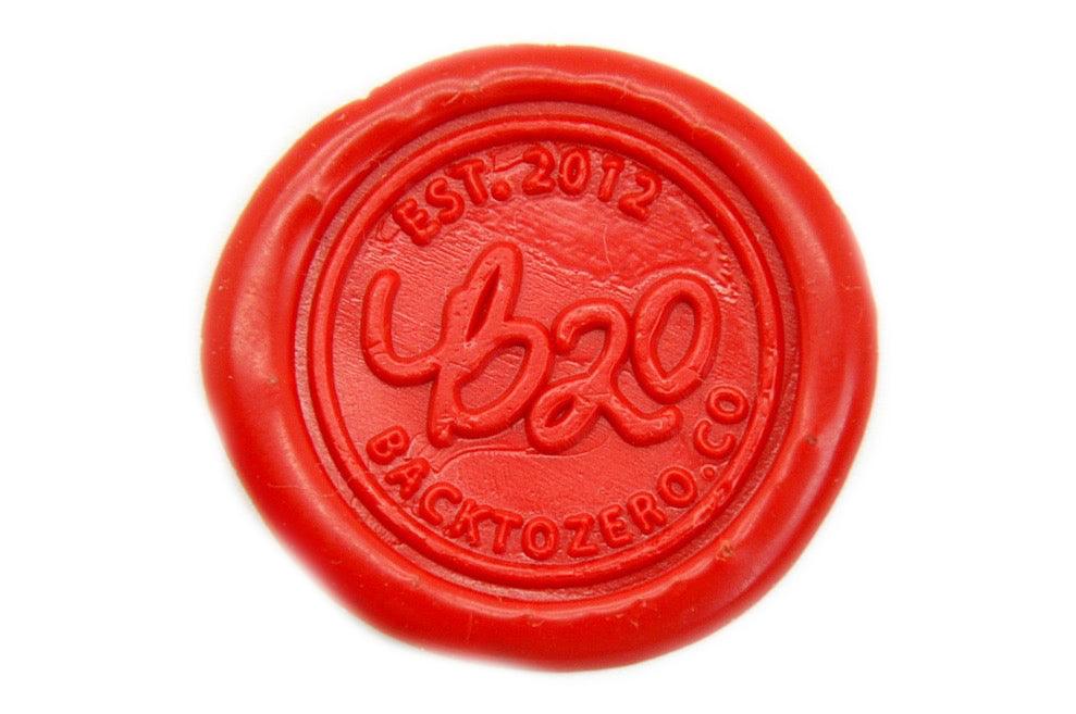 Red Non-Wick Filigree Sealing Wax Sticks for Wax Seal Stamp