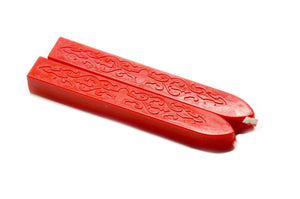 Rose Red Filigree Wick Sealing Wax Stick - Backtozero B20 - Filigree Wick, Red, sale, Sealing Wax, Wick Stick, Wick Wax, wwax