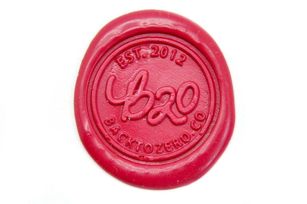 Red Non-Wick Fleur Sealing Wax Sticks for Wax Seal Stamp