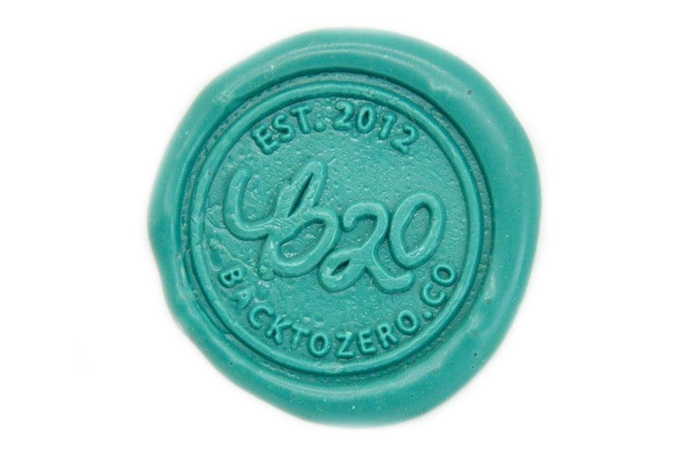 Sea Green Wick Sealing Wax Stick - Backtozero B20 - green, sale, Sealing Wax, Wick Stick, Wick Wax, WWax, wwf